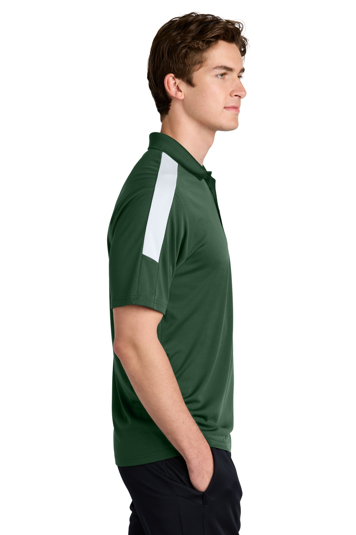 FrGn/White Sport-Tek Competitor United Polo ST104