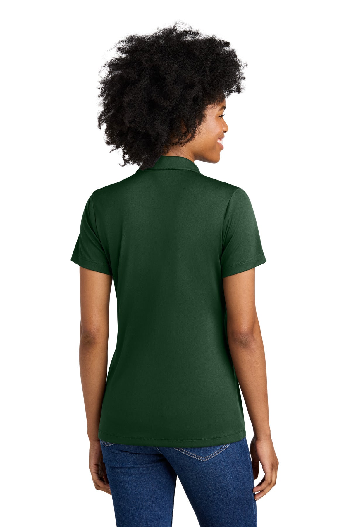 FrGn/White Sport-Tek Women's Competitor United Polo LST104