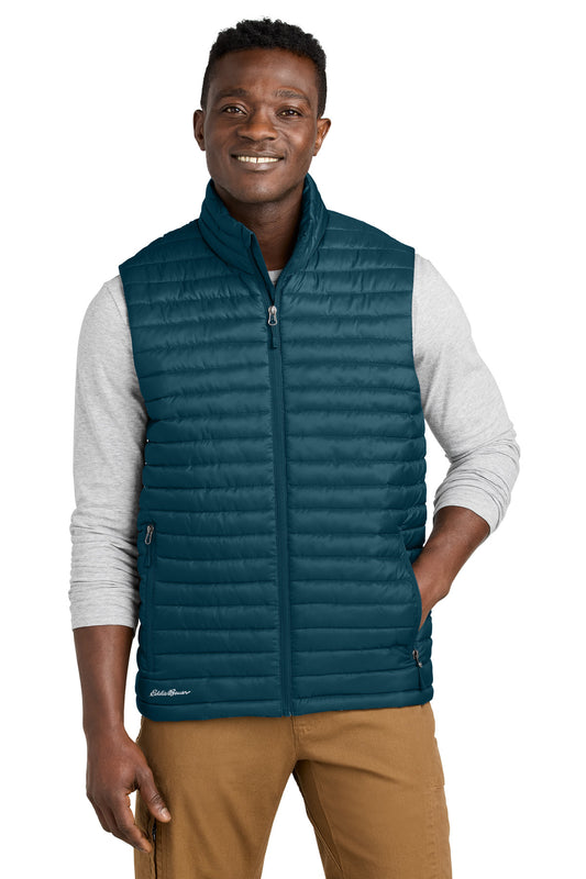 Front View of AdrBlue Eddie Bauer Packable Quilted Vest EB516