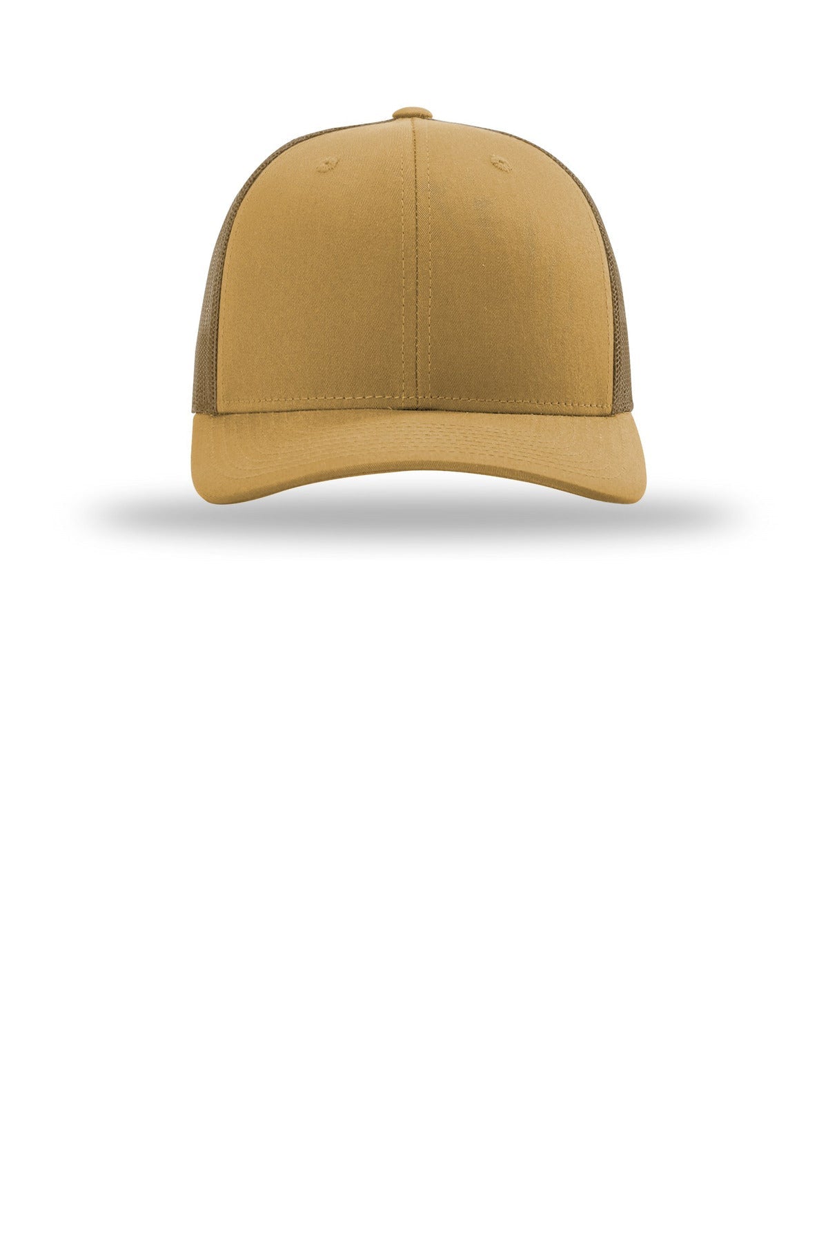 Front View of AmberGold Richardson Trucker Cap 112