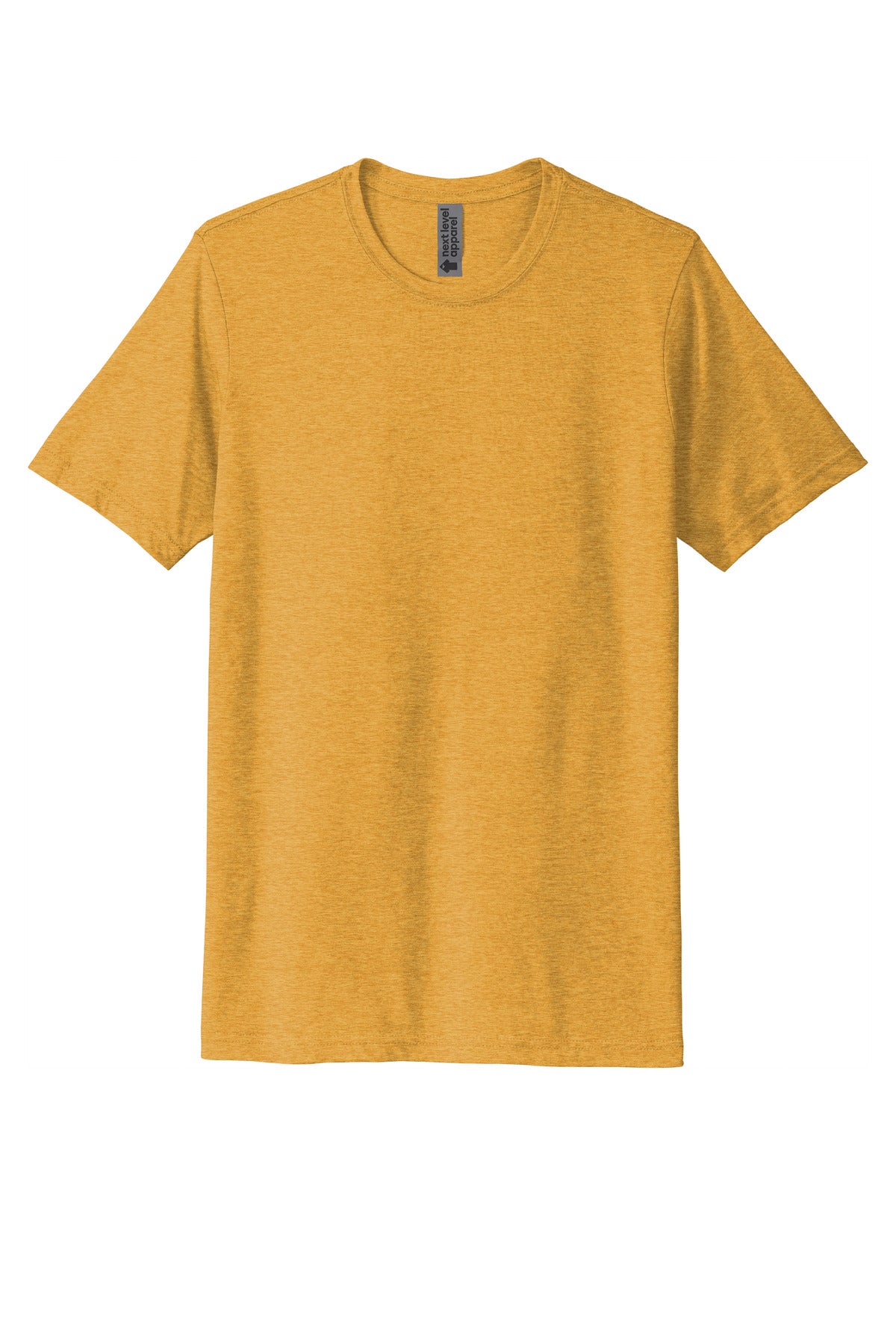 Front View of AntqGold Next Level Apparel Adult Poly/Cotton Tee. NL6200