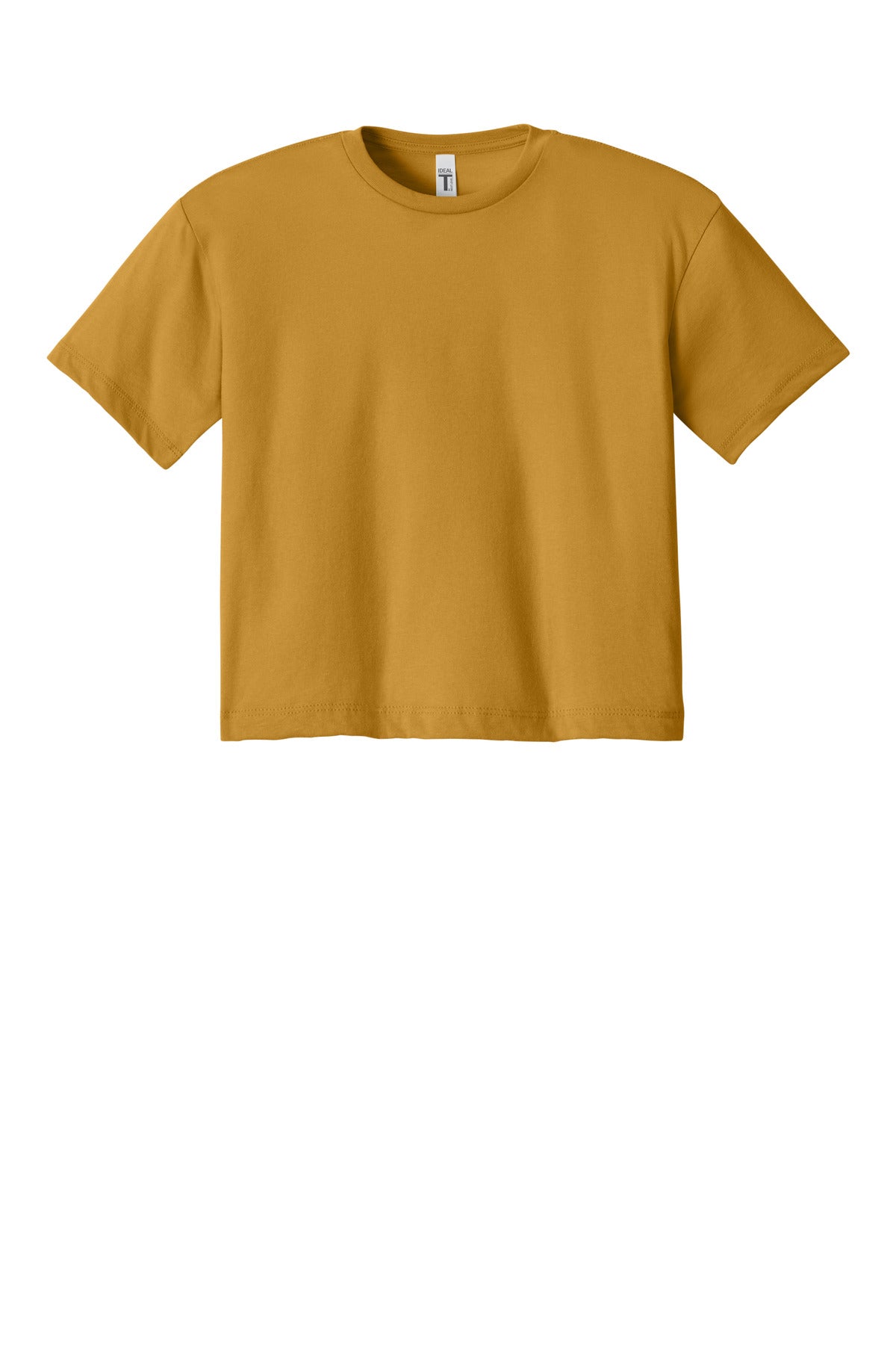 Front View of AntqGold Next Level Apparel Women's Ideal Crop Top NL1580