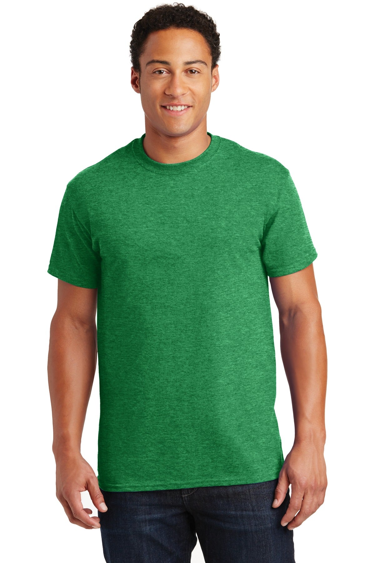 Front View of Antqu Irish Gn Gildan - Ultra Cotton 100% US Cotton T-Shirt. 2000