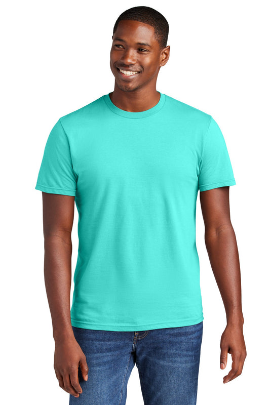 Front View of Aqua District Very Important Tee . DT6000
