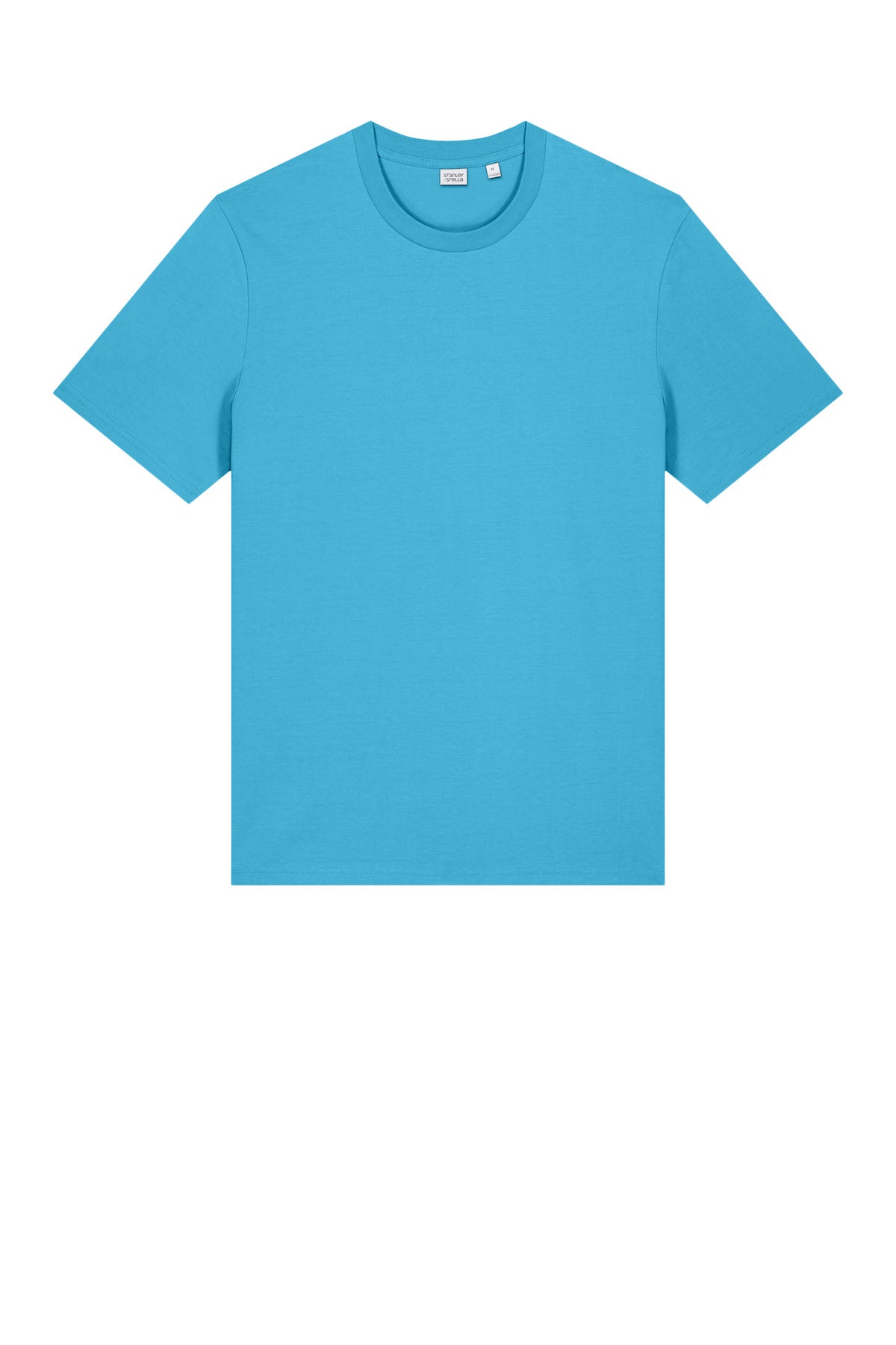 Front View of AquaBlue Stanley/Stella Unisex Creator 2.0 Tee SXU001