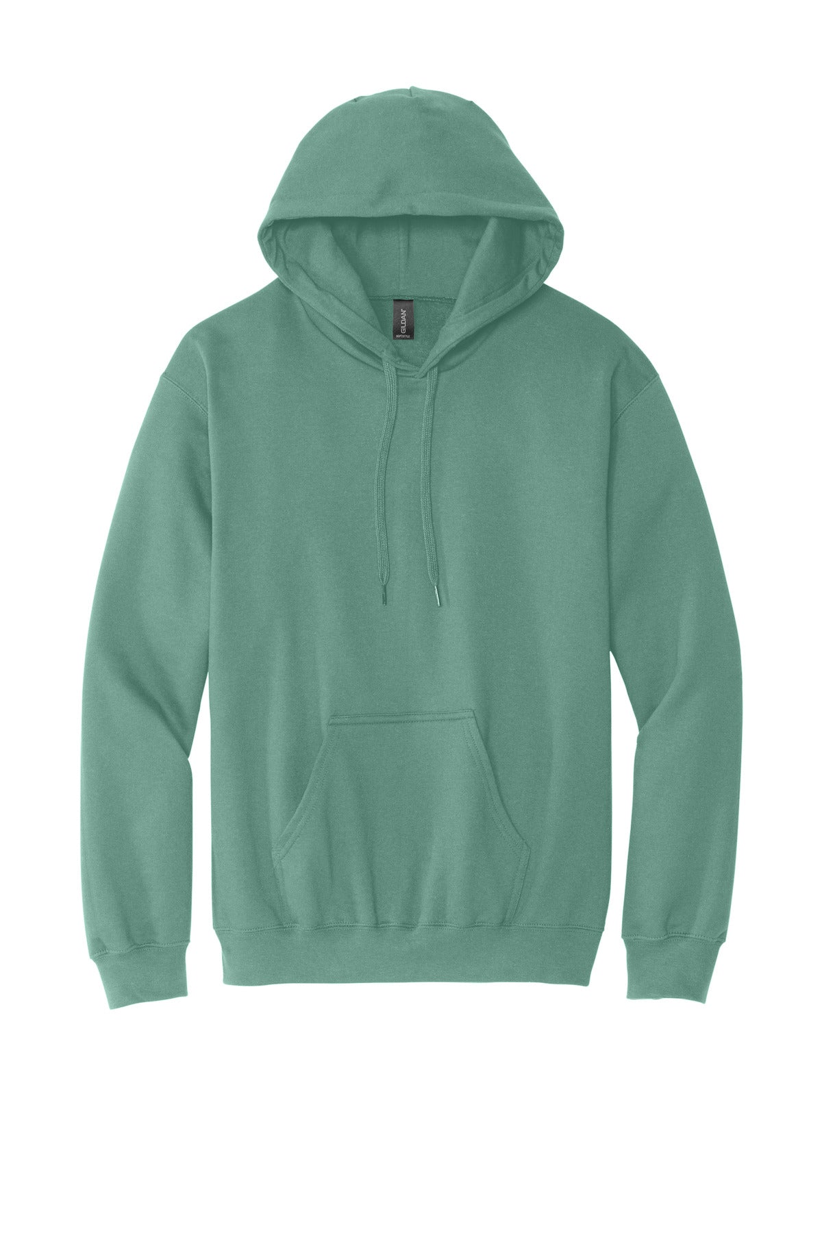 Front View of Aquatic Gildan Softstyle Midweight Pullover Hooded Sweatshirt SF500