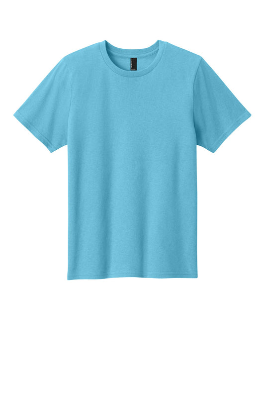 Front View of AquaticBl Port & Co Youth Easy Cotton Tee PC43Y