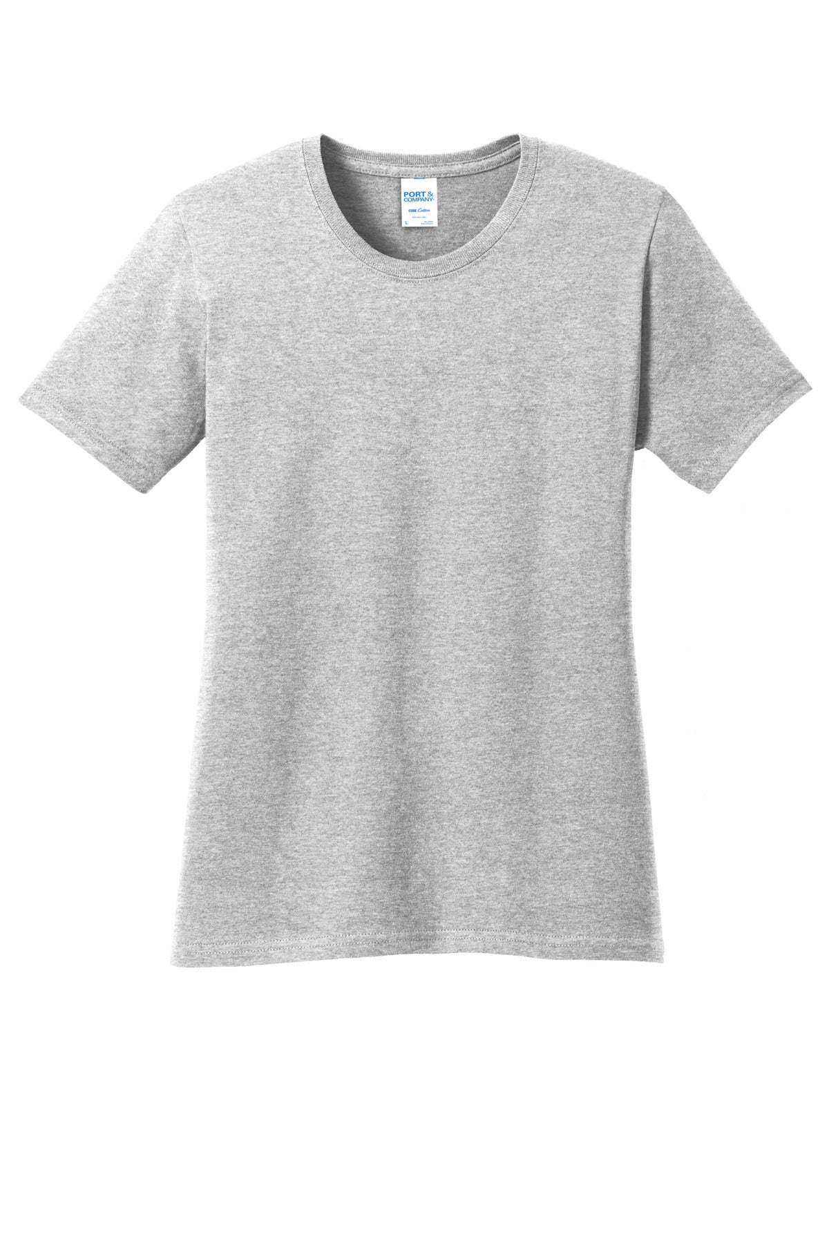 Front View of Ash Port & Co Women's Core Cotton Tee. LPC54