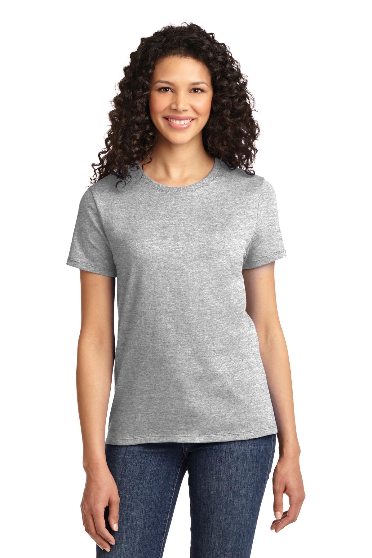 Front View of Ash Port & Co Women's Essential Tee. LPC61