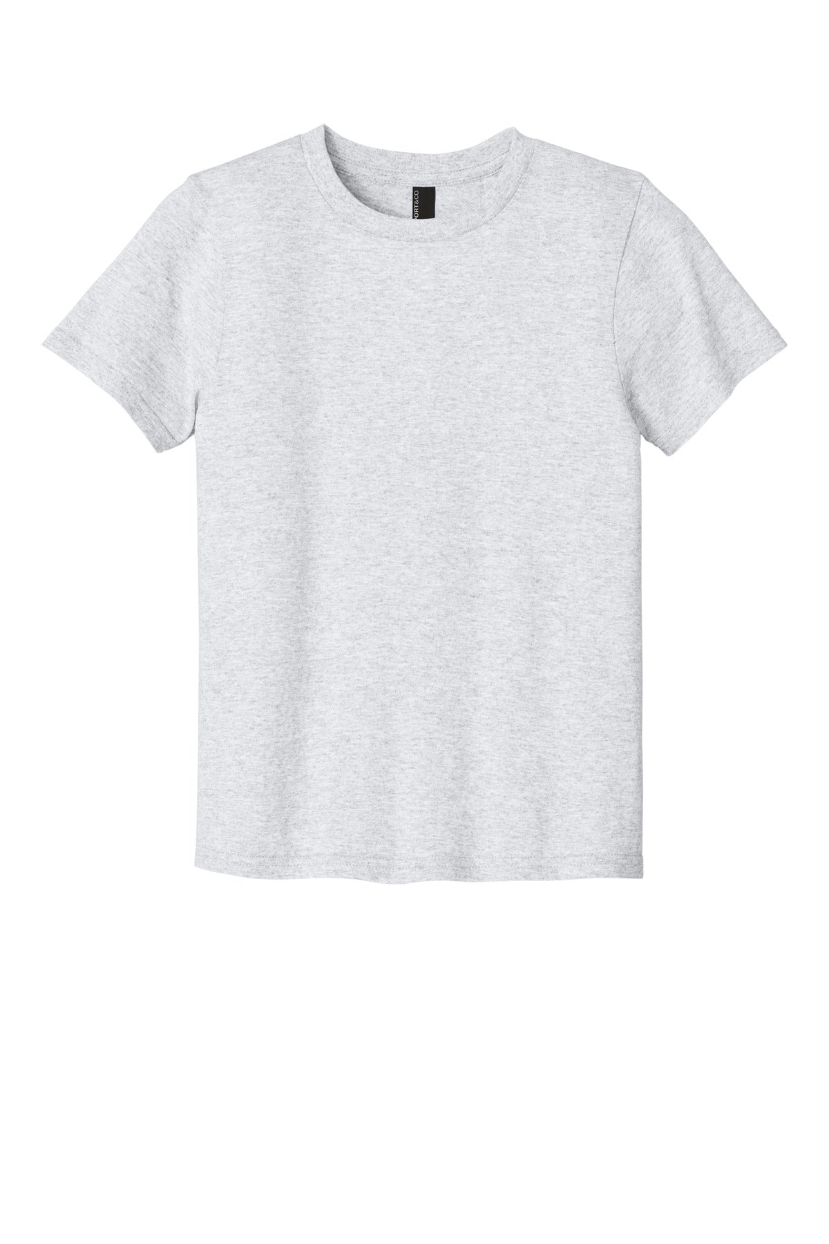 Front View of Ash Port & Co Youth Easy Cotton Tee PC43Y