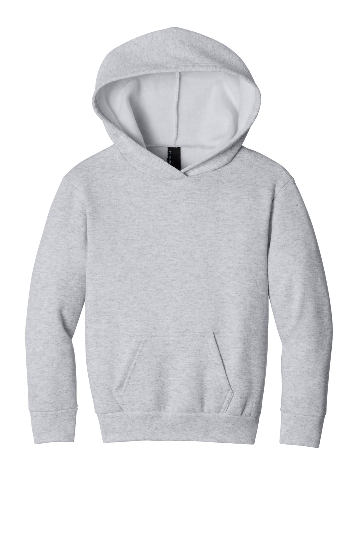 Front View of Ash Port & Co Youth Easy Fleece Pullover Hooded Sweatshirt PC68YH plain