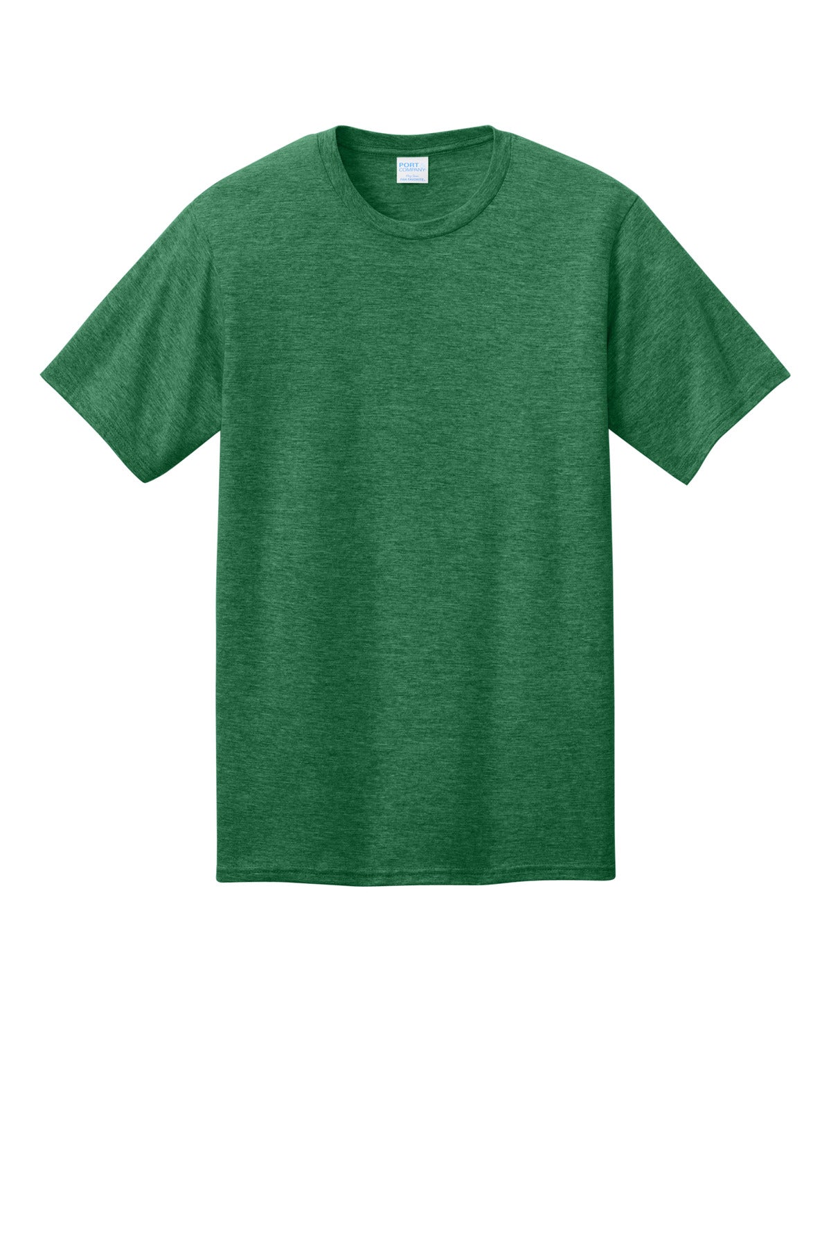 Front View of AthKelGnHt Port & Co CVC Tee PC340