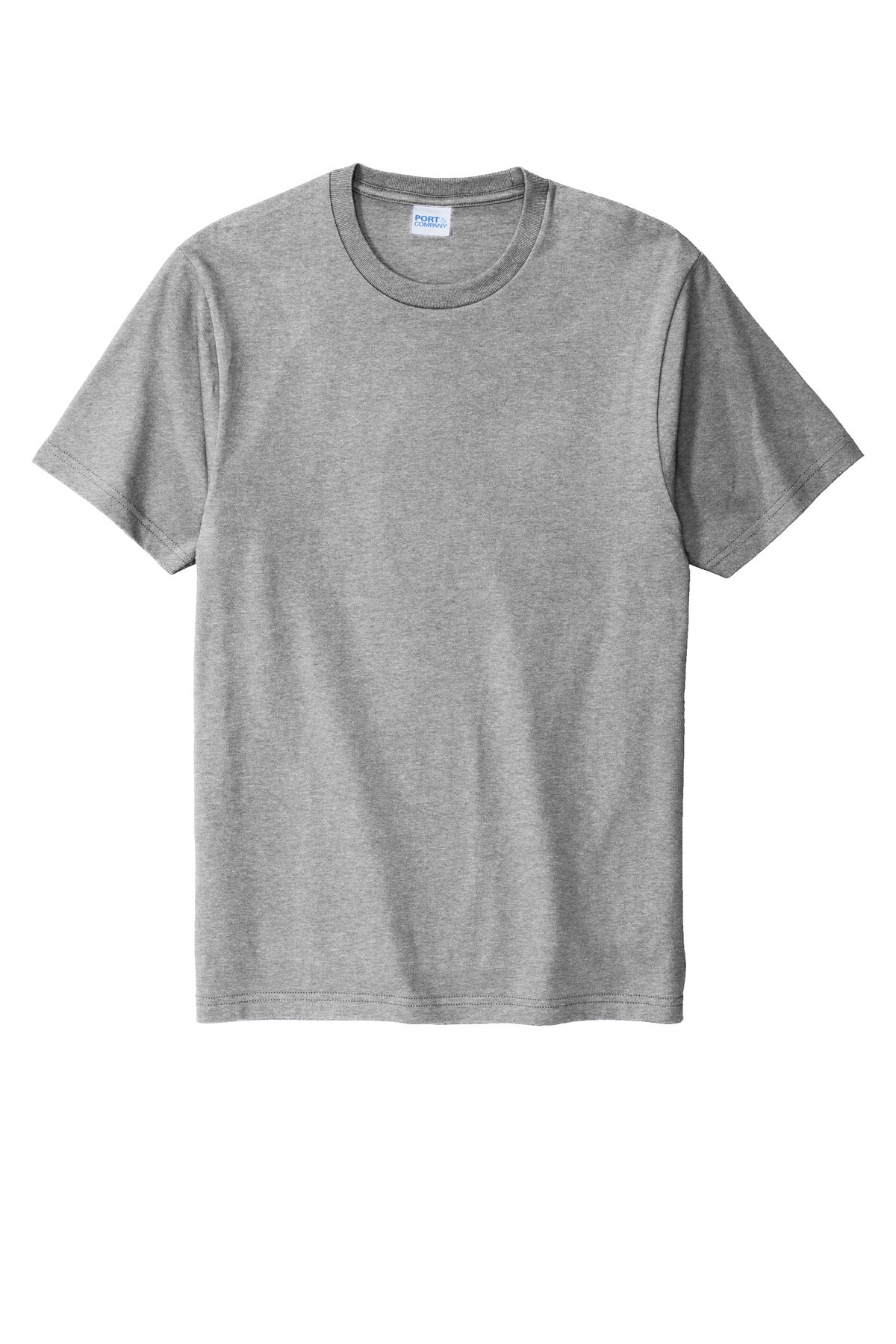 Front View of Athletic Hthr Port & Co Bouncer Tee PC600