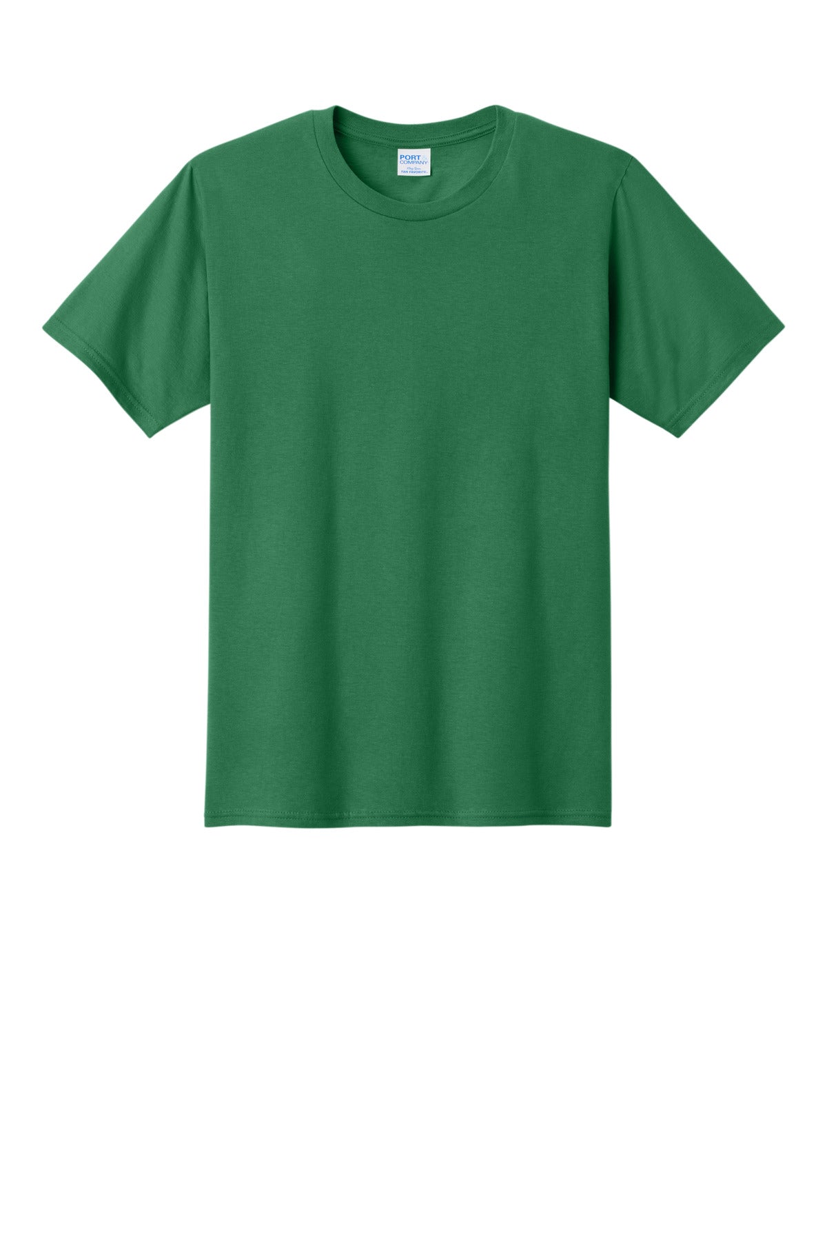 Front View of Athletic Kelly Port & Co Fan Favorite Tee. PC450