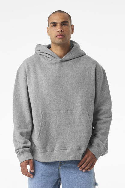 Front View of AthlHthr BELLA+CANVAS Unisex 10-Ounce Heavyweight Pullover Hoodie BC4719