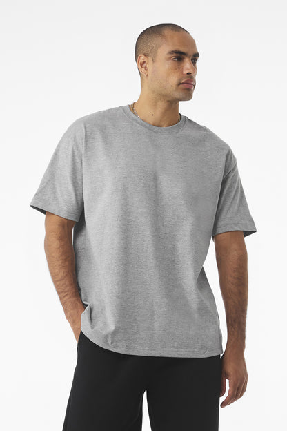 Front View of AthlHthr BELLA+CANVAS Unisex 7.5-Ounce Heavyweight Tee BC4610