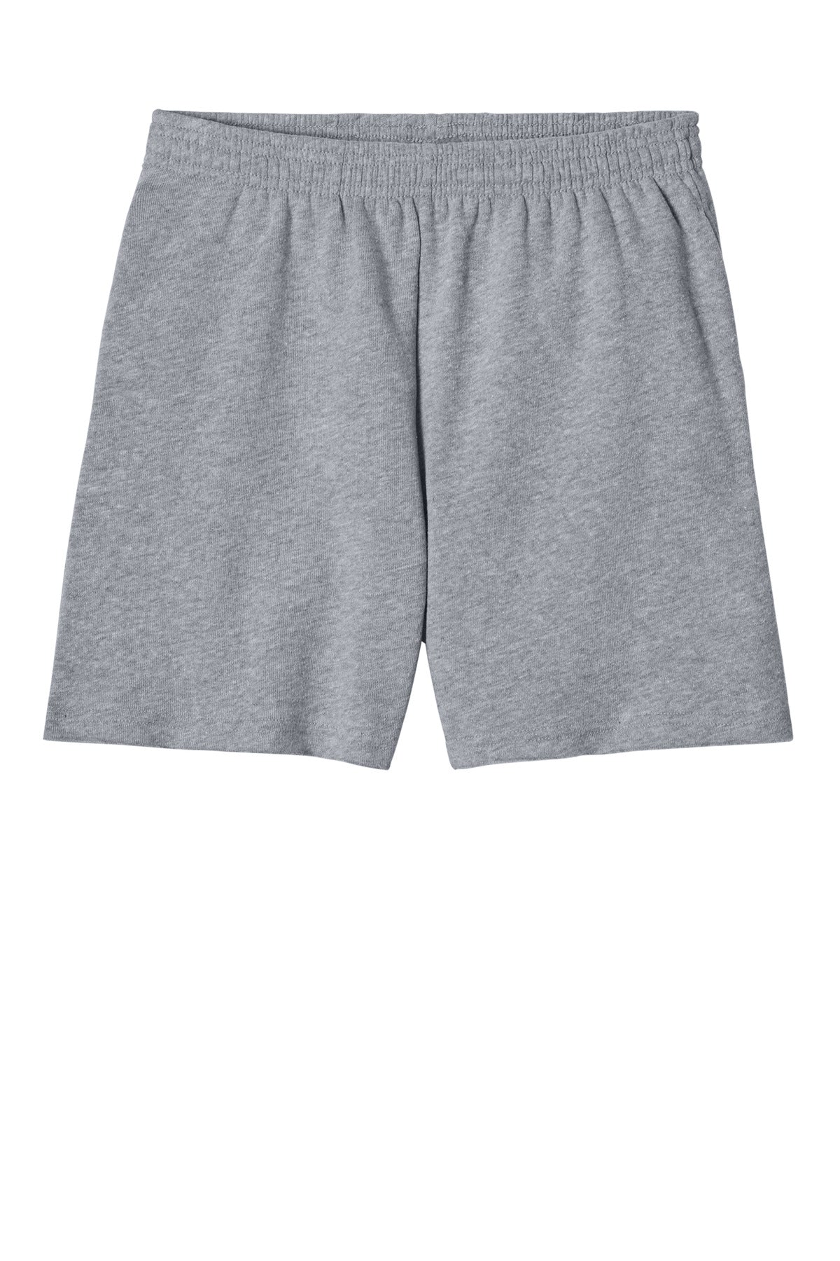 Front View of AthlHthr BELLA+CANVAS Women's Cutoff Sweatshort BC3787