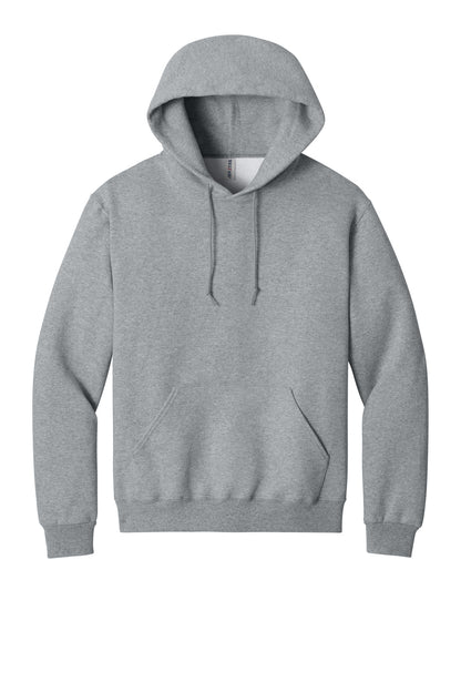 Front View of AthlHthr Jerzees Rugged Unisex Hooded Sweatshirt H12M