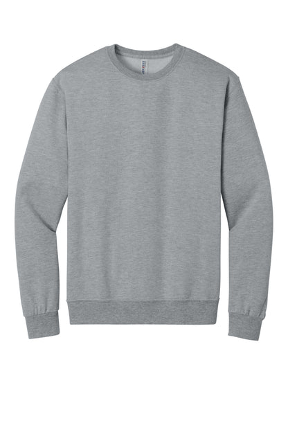 Front View of AthlHthr Jerzees Ultimate Unisex CVC Ring Spun Crewneck Sweatshirt IC48M