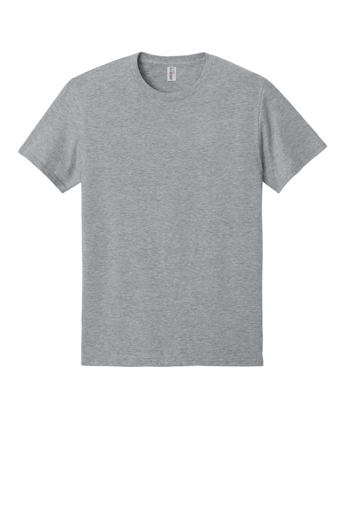 Front View of AthlHthr Jerzees Ultimate Unisex Ring Spun T-Shirt IC46M
