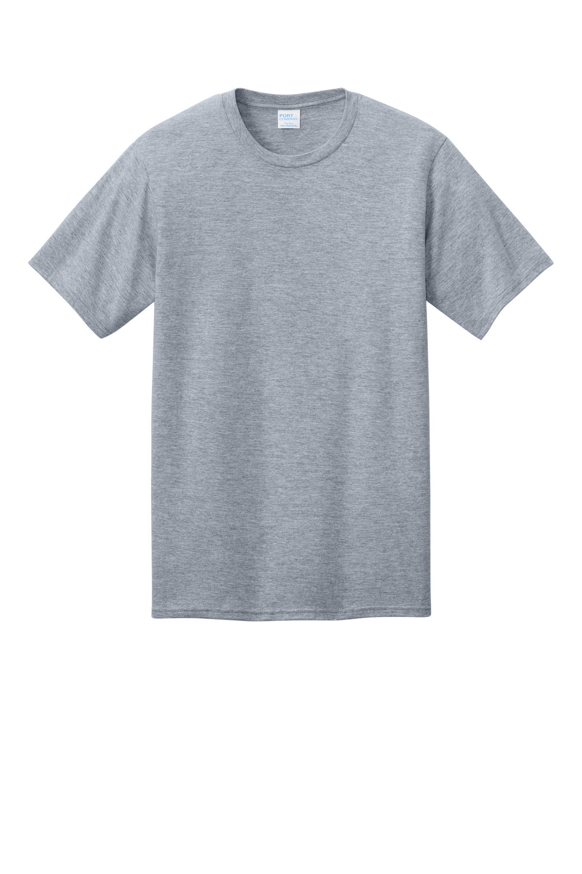 Front View of AthlHthr Port & Co CVC Tee PC340