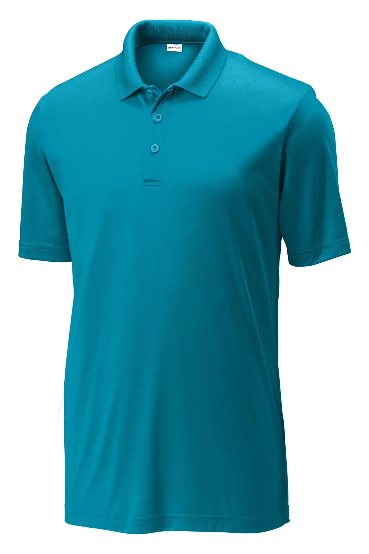 Front View of Atomic Blue Sport-Tek PosiCharge Competitor Polo. ST550