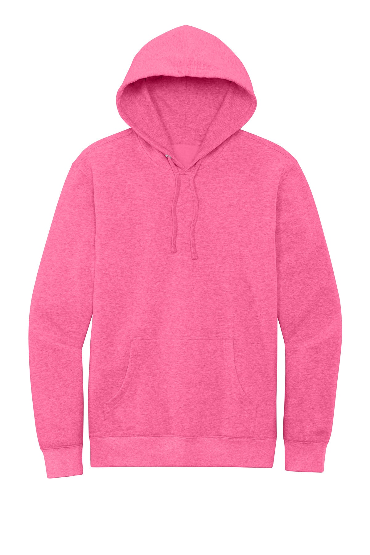Front View of AwrnsPnkHt District V.I.T. Fleece Hoodie DT6100