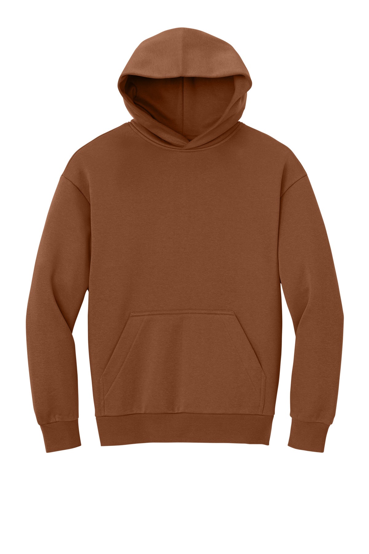 Front View of BakedClay District V.I.T. Heavyweight Fleece Hoodie DT6150