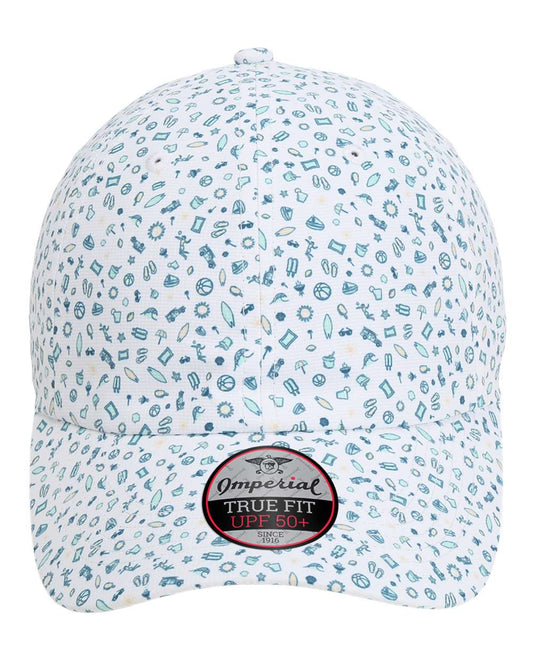 Front View of Beach Blue Alter Ego Cap - X210R