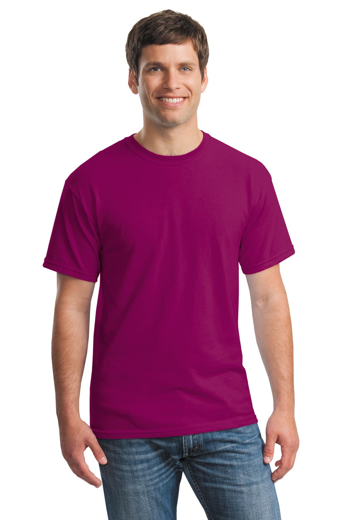 Front View of Berry Gildan - Heavy Cotton 100% Cotton T-Shirt. 5000