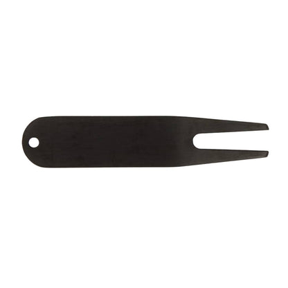 Front View of Black Classic Metal Divot Tool plain