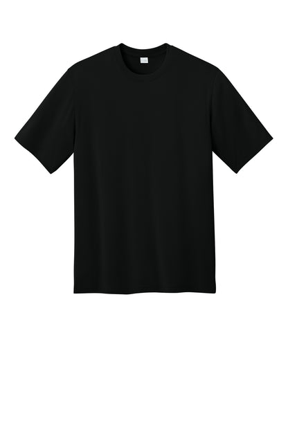 Front View of Black CornerStone Workwear Pro Short Sleeve Tee CS440