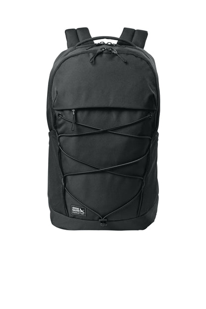 Front View of Black Eddie Bauer Adventurer Backpack EB912