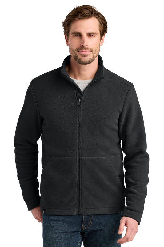 Front View of Black Eddie Bauer WeatherEdge Ridge 3-in-1 Jacket EB658