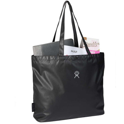 Front View of Black Hydro Flask® Tag Along Tote plain