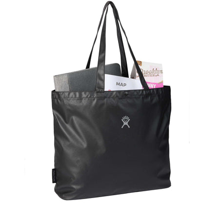 Front View of Black Hydro Flask® Tag Along Tote plain