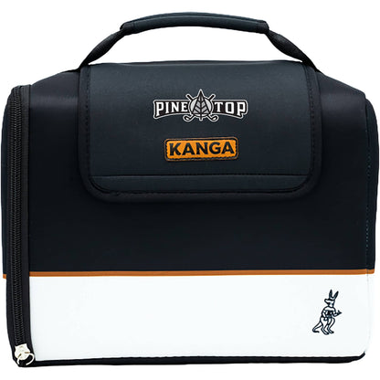 Front View of Black Kanga Kase Mate 12-Pack Cooler
