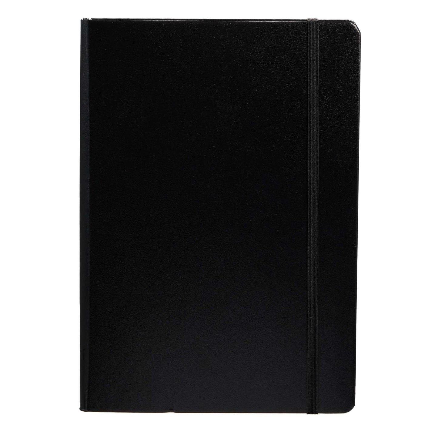 Front View of Black LEUCHTTURM1917 5.75" x 8.25" Hardcover Notebook plain