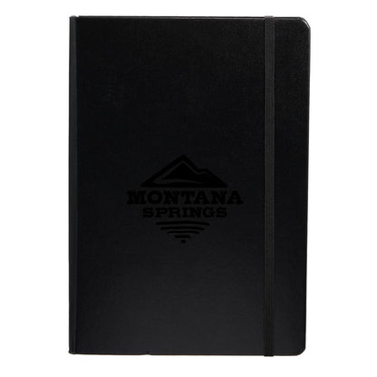 Front View of Black LEUCHTTURM1917 5.75" x 8.25" Hardcover Notebook