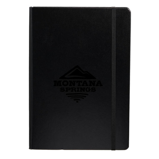 Front View of Black LEUCHTTURM1917 5.75" x 8.25" Hardcover Notebook