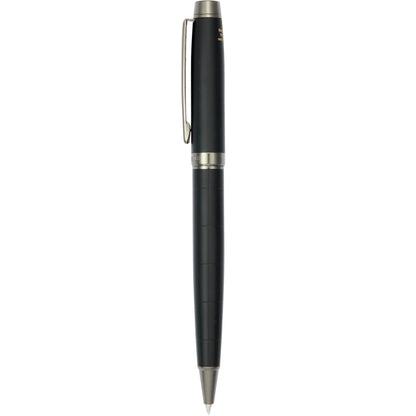 Front View of Black Luxe Recycled Brass Pillar Ballpoint? plain