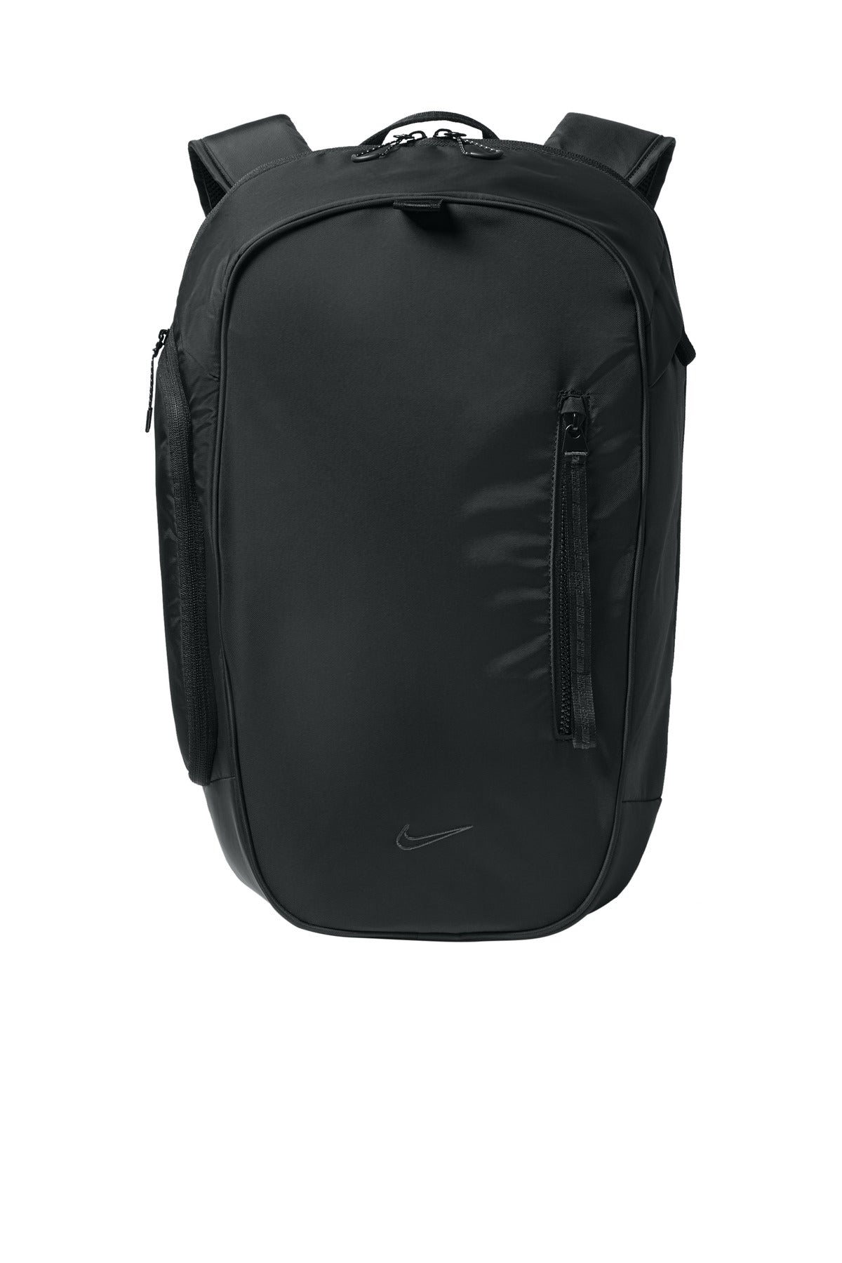 Front View of Black Nike Commute Backpack NKFZ6128