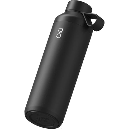 Front View of Black Ocean Bottle Peak OG Bottle 24oz plain