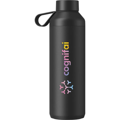 Front View of Black Ocean Bottle Peak OG Bottle 24oz