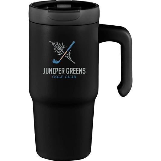 Front View of Black Peak Recycled Insulated Sip or Swig Mug 24oz