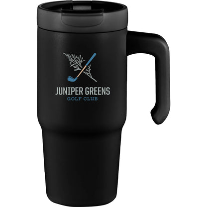 Front View of Black Peak Recycled Insulated Sip or Swig Mug 24oz