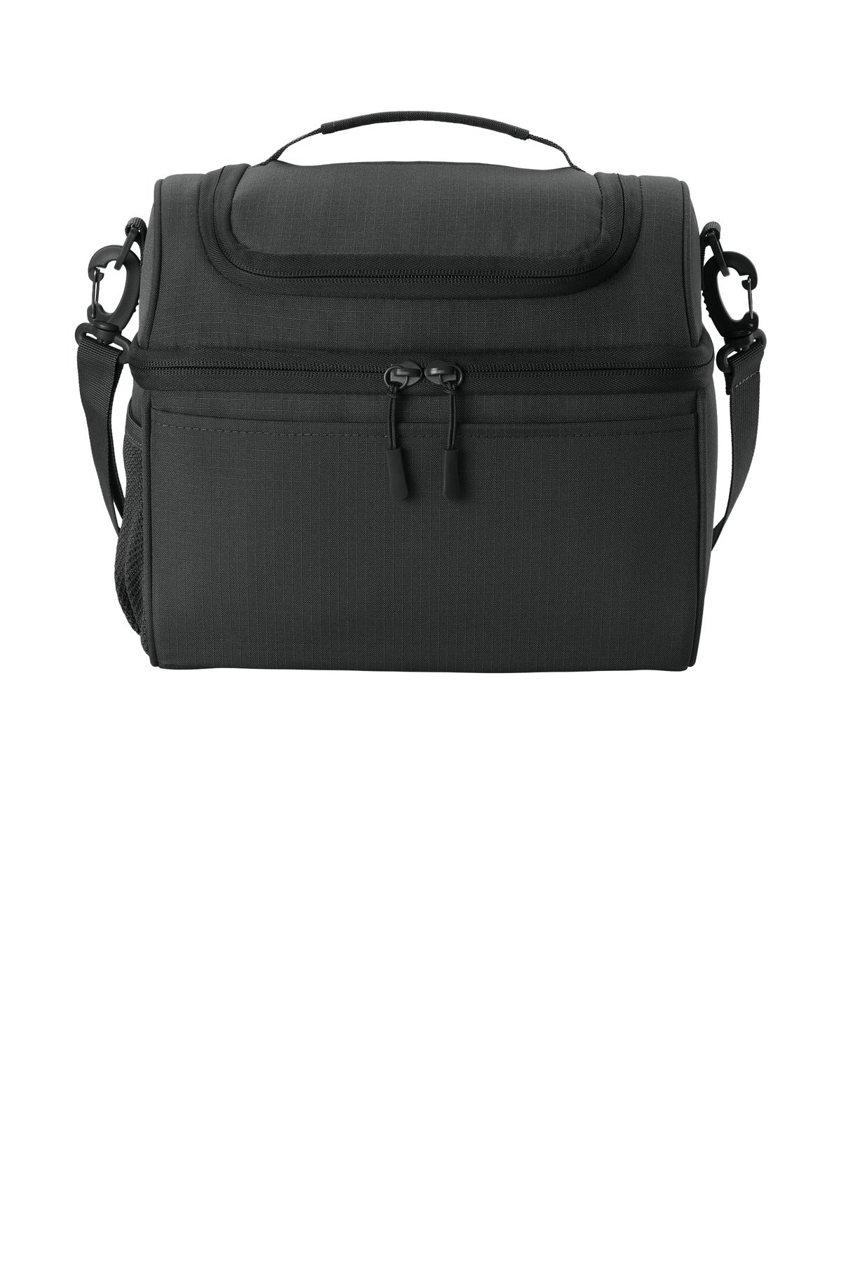 Front View of Black Port Authority Dome Cooler BG517