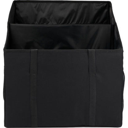 Front View of Black Recycled Trunk Organizer plain