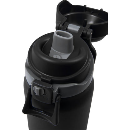 Front View of Black Rhine 2 in 1 Vacuum Eco-Friendly Bottle 30oz