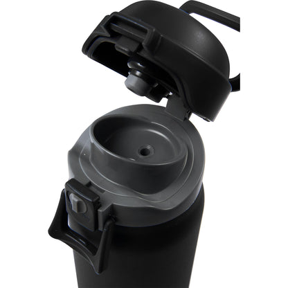 Front View of Black Rhine 2 in 1 Vacuum Eco-Friendly Bottle 30oz
